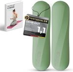 NEOLYMP Pilates Hanteln 1 kg &ndash; rutschfestes Silikon Hantelset &ndash; ergonomische
