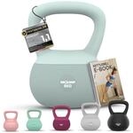 NEOLYMP Soft Kettlebell bodenschonend & leise - sto&szlig;d&auml;mpfende Kugelhantel mit