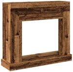 vidaXL Kaminumrandung, Dekorative Kaminkonsole, Kaminsims Dekokamin f&uuml;r Wohnzimmer,
