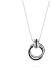 JETTE Damen-Kette 925er Silber 50 Zirkonia One Size 88601645