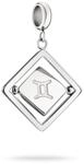 LIEBESKIND Zodiac Charm LJ-1348-P-25 aus Edelstahl in silber