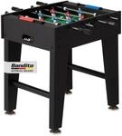 Bandito Kickertisch BigFun, kompakter 2-Mann Tischkicker, 16mm Spielstangen,