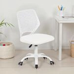 IDIMEX Schreibtischstuhl Jade h&ouml;henverstellbar, Wei&szlig; &ndash; ergonomischer B&uuml;rostuhl