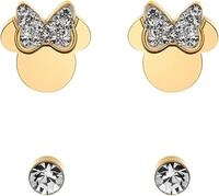 Disney Minnie Mouse Kinder Ohrringe, Edelstahl, Zirkonkristall, Disney Schmuck fur