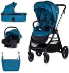 Chipolino Kombikinderwagen 3 in1 Marbella Fu&szlig;abdeckung Einlage i-Size Babyschale