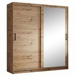 BEAUTY SOFA Kleiderschrank HELA moderner Schiebet&uuml;renschrank mit Spiegel,