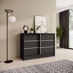 BEAUTY SOFA Kommode MIRELA mit 2 Schiebet&uuml;ren, in 100 cm, 120 cm oder 160 cm,