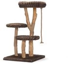 Designed by Lotte Raja, Kratzm&ouml;bel, Holz, Braun, 60x60x114 cm