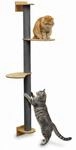 eyepower 130 cm Wandkratzbaum Luna mit 2 Plateaus zum Klettern - Kratzbaum Gro&szlig; f&uuml;r