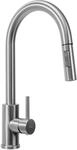 Rea K&uuml;chenarmatur ausziehbar FRESH BRUSH STEEL Wasserhahn K&uuml;che aus Messing 360&deg;