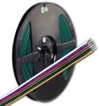 Kabel RGB+W+WW 10m Rolle 6-polig 0.5mm&sup2; H03VH-H AWG20