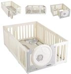 Moni Laufstall Cubby Land Laufgitter Spielmatte 50 B&auml;lle T&uuml;re einfache Montage