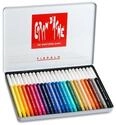 CARAN d'ACHE - FIBRALO Aquarelle Filzstifte in Metallbox - 24 St&uuml;ck, 19,1 x 1,6 x