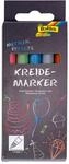 folia 390549 - Kreidemarker, 5er Set Metallic Effects, Rundspitze 1 - 2 mm,