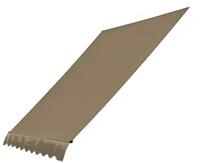 Ersatzdach f&uuml;r Klemmmarkise 300 x 130 cm Beige, Ersatzbezug Balkonmarkise, Balkon