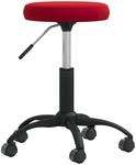 vidaXL Massagehocker mit Rollen Drehbar H&ouml;henverstellbar Rollhocker Arbeitshocker