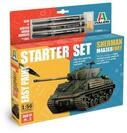 Italeri 75001 1:56 M4A3E8 Sherman Fury Model Set - Milit&auml;r Bausatz