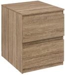 5five - kommode mit 2 schubladen dolo naturholzeffekt