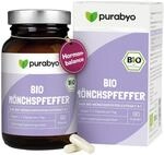 Purabyo BIO M&ouml;nchspfeffer Kapseln | im Glas | 4:1 Extrakt Vitex Agnus Castus 