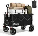 Sekey XXL Plus Bollerwagen Faltbar 200L 200KG Belastbar, Faltbollerwagen mit Extra