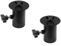 OMNITRONIC BOB-4 Stativh&uuml;lse schwarz 2 St&uuml;ck | Adapter mit Stativh&uuml;lse f&uuml;r