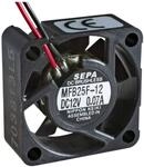 SEPA MFB25F12 Axialventilator 12V/DC 4.2m&sup3;/h (LxBxH) 25x25x10mm