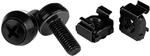 StarTech 50er-Pack M6 12mm Schrauben, K&auml;figmuttern und Werkzeug f&uuml;r 19 und 10 Zoll