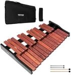 VEVOR Glockenspiel, 25 Noten, professionelles Xylophon-Schlaginstrument aus Holz, mit