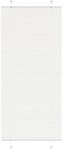 vidaXL Plissee Wei&szlig; 100x200 cm Stoffbreite 99,4 cm Polyester, Faltrollo, Klemmfix,
