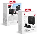 Forcell F-Energy 6in1 Travel Charger 45W USB-C USB-A - Powerbank 15000mAh - 15W PD QC