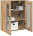 vidaXL Wandschrank Artisan-Eiche 69,5 x 34 x 90 cm Holzwerkstoff, Wohnzimmer-Schrank,
