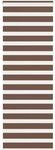 vidaXL Doppelrollo Braun 80x200 cm Stoffbreite 75,9 cm Polyester, Zebra-Rollo,