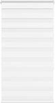 vidaXL Doppelrollo Wei&szlig; 75x150 cm Stoffbreite 70,9 cm Polyester, Zebra-Rollo,