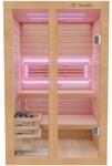 Dewello&reg; Finnische Sauna Tofino 120x140 Kabine aus Hemlock Tannenholz mit 3,5KW