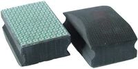 Diamant-Handschleifpad K100, 55 x 90 mm, schwarz I F&uuml;r Trocken- und Nassanwendung I