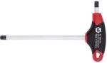 HAFU 226-080-07 Sechskant Stiftschl&uuml;ssel 2K T-Griff mit Seitenabtrieb 8 mm, L&auml;nge