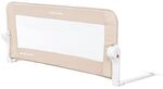 Kikkaboo Bettschutzgitter I am safe 102 cm lang, f&uuml;r Matratzenst&auml;rke 12-20 cm beige