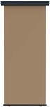 vidaXL Balkon Seitenmarkise 100% Polyester Eisen Stahl, Outdoor-Abdeckung,