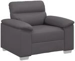 vidaXL Sessel Grau 100x81x84 cm Kunstleder, Sofa, Fernsehsessel, Einsitzer-Sofa,
