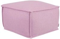 Pouf Baumwolle rosa quadratisch 50x50 cm Sitzkissen Ottomane modern Sherali