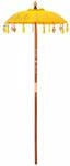 vidaXL Balinesischer Sonnenschirm Gelb 95 x 95 x 260 cm, Garten und Terrasse,