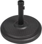 paramondo Sonnenschirm Schirmst&auml;nder Standard Rund, Schwarz, Aus Polymerbeton, f&uuml;r