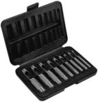 TOPEX Lochschneider-Set, 9 Gr&ouml;&szlig;en (3&ndash;12 mm), aus legiertem Stahl, mit