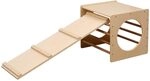 HOME DELUXE - Kletterw&uuml;rfel mit Rutsche Finn - Kiefernholz, 52 x 52 x 60 cm, inkl.