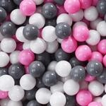 vidaXL 500x Spielball f&uuml;r Baby-B&auml;llebad Ballpool Kugelbad B&auml;lle Plastikb&auml;lle