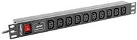 LANBERG PDU Rack Power Strip (1U 10A 7X IEC C13 2M)