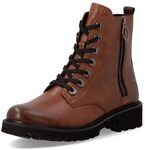 Remonte Damen Stiefeletten Glattleder D8671-24 Braun Gr. 36
