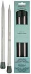 KnitPro K36269 Nadeln, Edelstahl, Silber, 40cm, 12mm, 2 Count