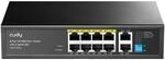 Cudy FS1010PG 8-Port PoE + -Switch mit 2 Gigabit-Uplink-Ports 120 W, 8 * 10/100