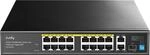 Cudy 16-Port 10/100M PoE+, 2 GbE, 1 SFP Uplink Netzwerk Switch FS1018PS1